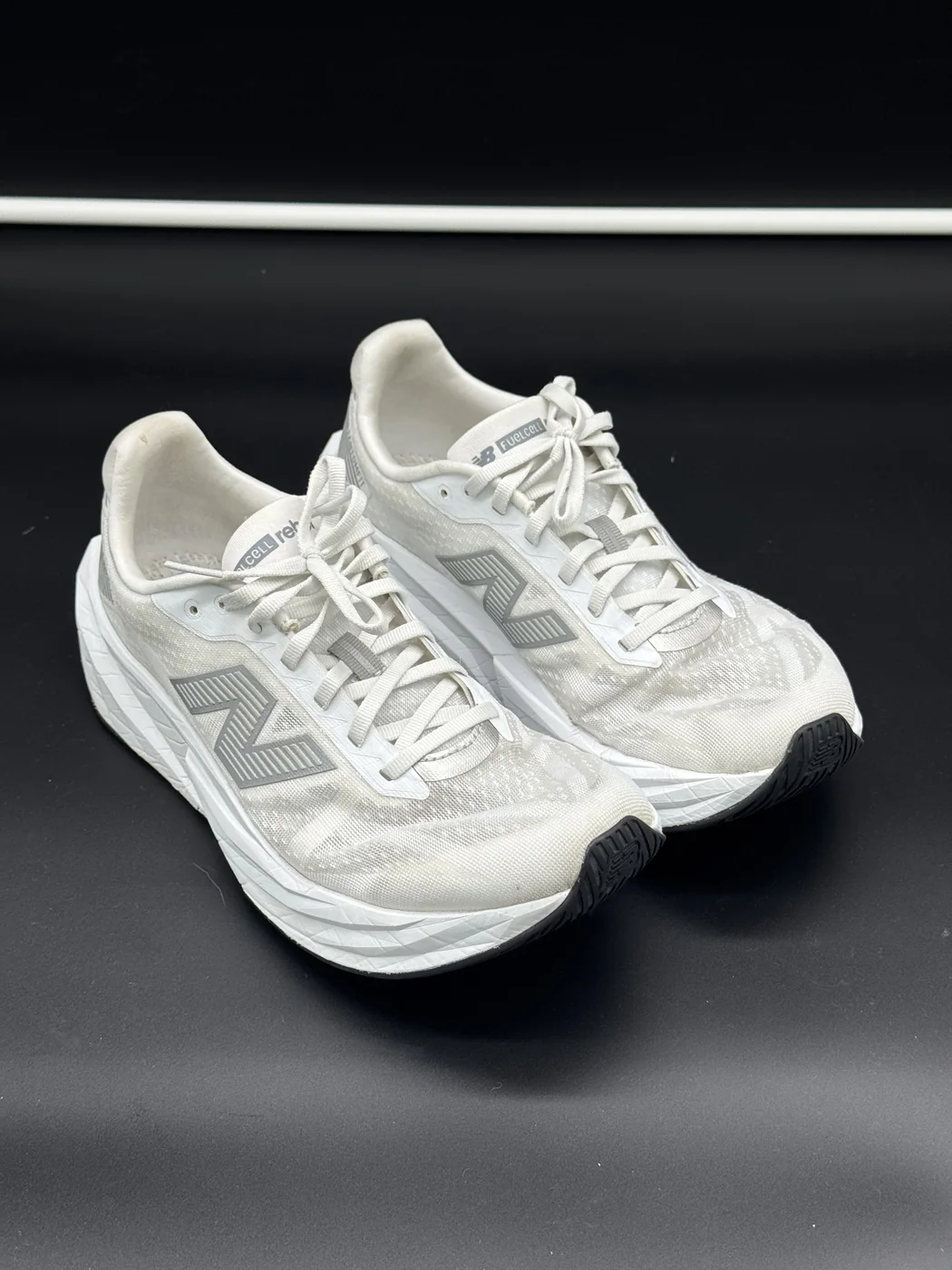 White Running Shoe after sneaker cleaning