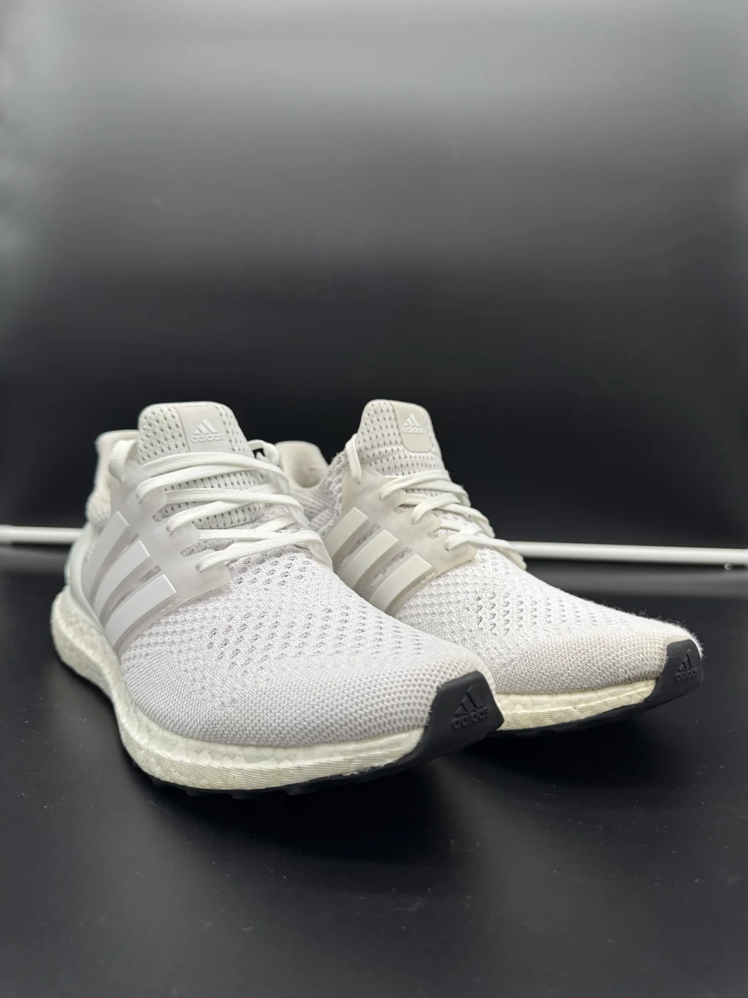 White Knit Runner after sneaker cleaning