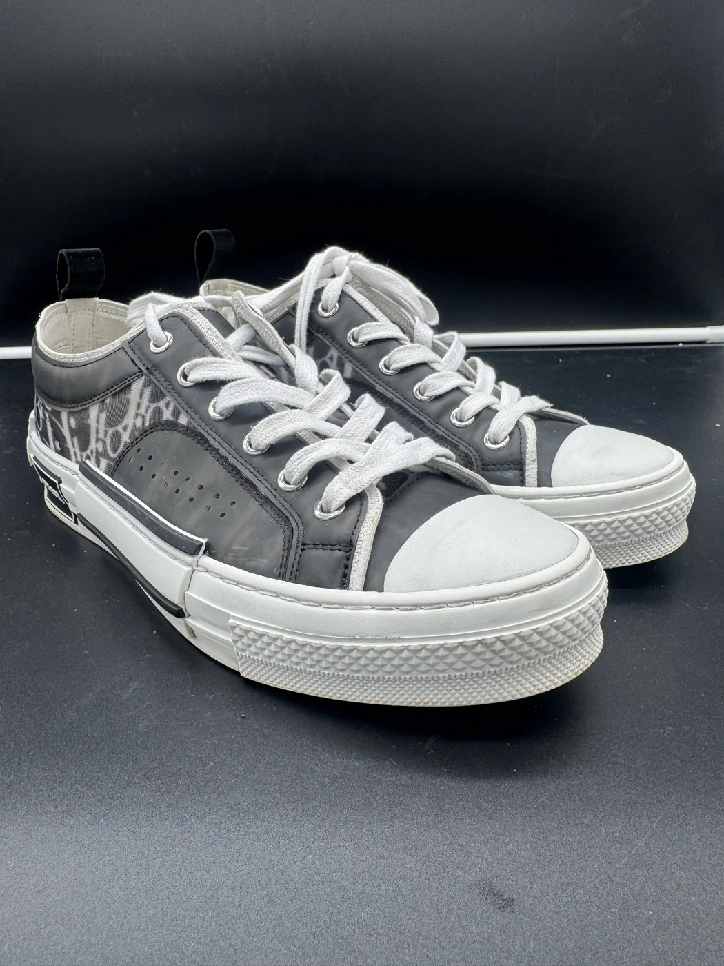 Grey Canvas Low after sneaker cleaning